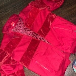 Kangol Vibrant Red Quilted Jacket